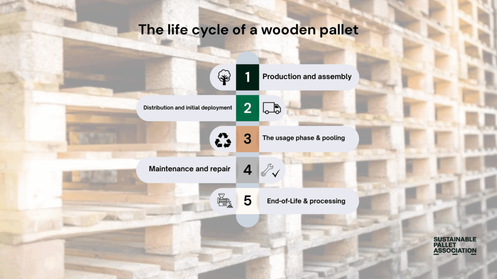 The circular journey of the wooden pallet
